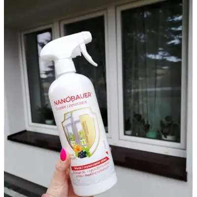 Płyn do mycia okien, szyb NANOBAUER GLASS EXTREME CLEANER 750 ML