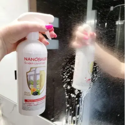 Płyn do mycia okien, szyb NANOBAUER GLASS EXTREME CLEANER 750 ML