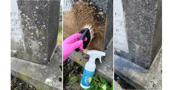 Zestaw płynu do mycia nagrobków i impregnat do nagrobków NANOBAUER