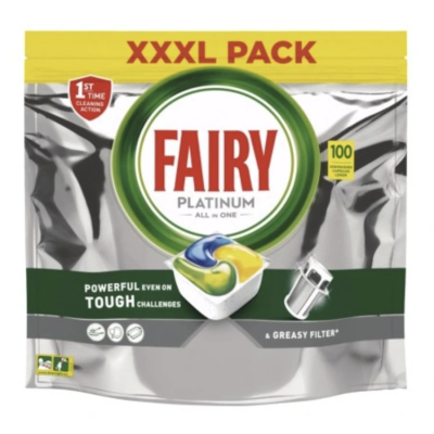 Fairy Platinum kapsułki do zmywarki 100 szt lemon