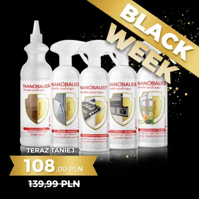 CZYSTY DOM zestaw 5 środków czyszczących PROMOCJA - NANOBAUER®