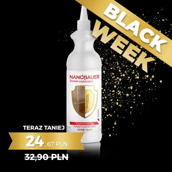 Płyn do czyszczenia i mycia fug i spoin NANOBAUER 1L