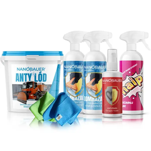 Zestaw Kierowcy Plus - odmrażacz do szyb, antypara i HAIP + ANTYLÓD!
