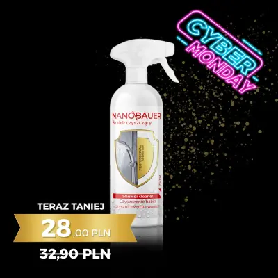 Płyn do usuwania osadów i kamienia z kabiny NANOBAUER SHOWER CLEANER