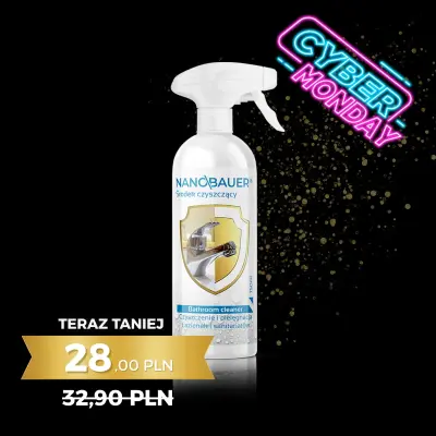 Płyn do mycia łazienki NANOBAUER BATHROOM CLEANER 750 ML