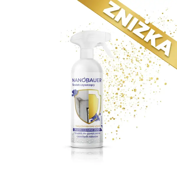 Płyn do usuwania czarnych nalotów pleśni NANOBAUER 500 ML