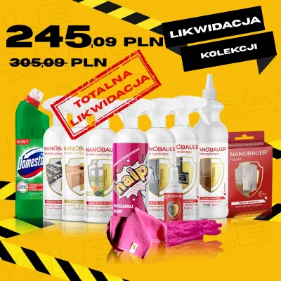 MEGA PAKA ZESTAW 10 ŚRODKÓW Z GRATISAMI + DARMOWA WYSYŁKA! - NANOBAUER®