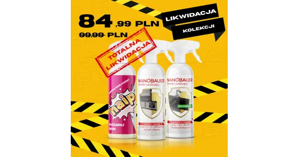 3-pak Płyn uniwersalny HAIP + Płyn do mycia kuchni + Płyn do mycia zle