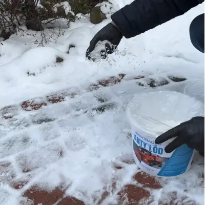 Środek do usuwania śniegu i lodu - nie zostawia dziur - NANOBAUER® ANTYLÓD