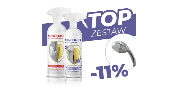 Zestaw Łazienkowy - usuwa kamień i pleśń NANOBAUER®