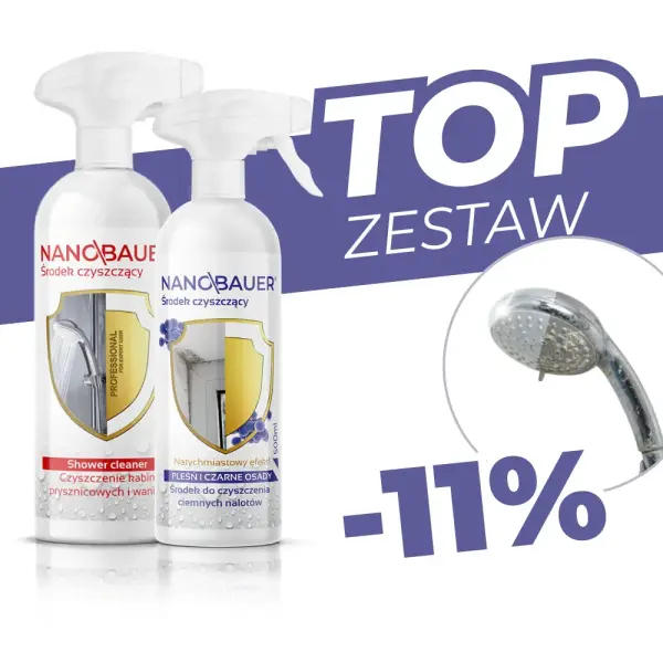 Zestaw Łazienkowy - usuwa kamień i pleśń NANOBAUER®