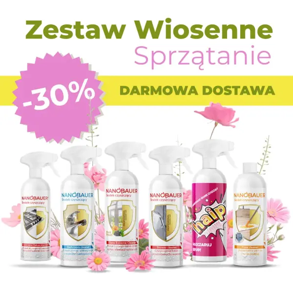 Zestaw Wiosenne sprzątanie - 6 produktów niezbędnych w Twoim domu