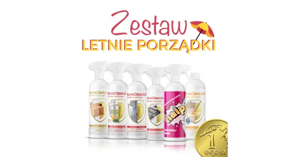 Zestaw Letnie porządki -30% taniej + odkamieniacz za 1 Grosz