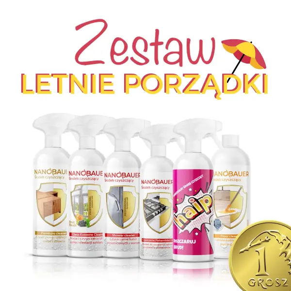 Zestaw Letnie porządki -30% taniej + odkamieniacz za 1 Grosz