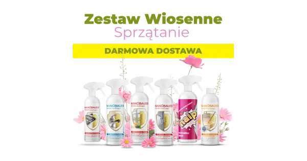 Zestaw Wiosenne sprzątanie - 6 produktów niezbędnych w Twoim domu
