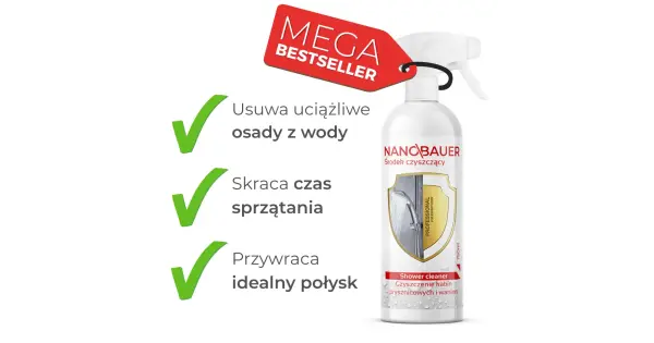 3-pak Płyn do usuwania kamienia z kabiny, mycia łazienki i HAIP
