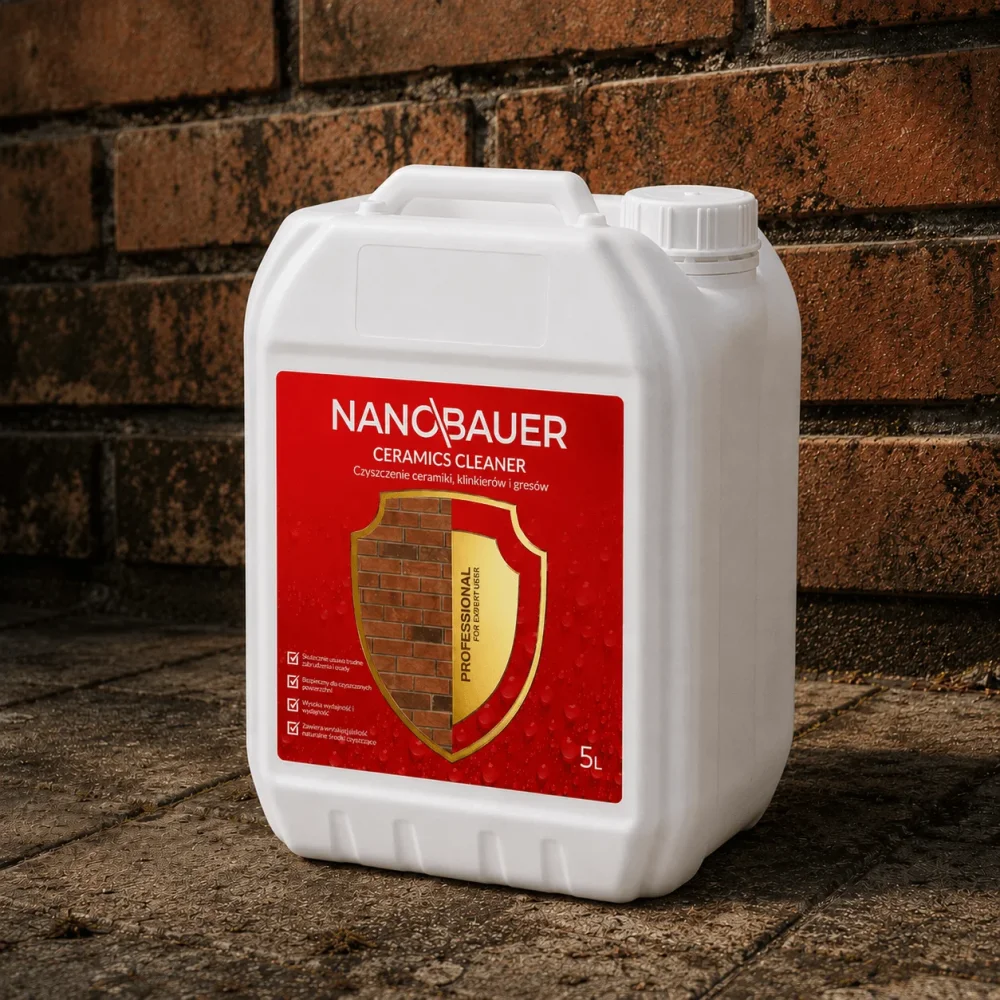 Czyszczenie ceramiki i klinkierów preparat NANOBAUER CERAMICS CLEANER