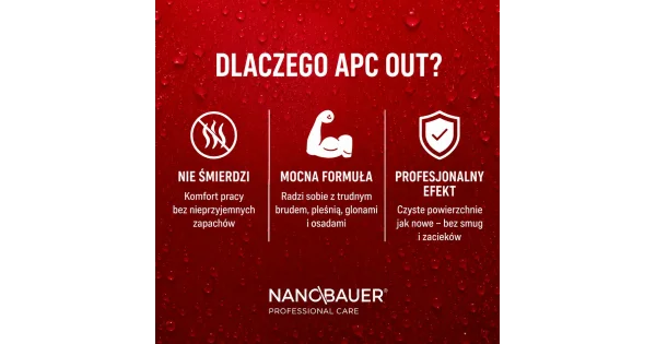 APC OUT CLEANER - czyszczenie powierzchni zewnętrznych