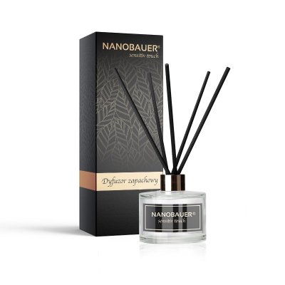 Nanobauer Sensitive Touch - Dyfuzor zapachowy z patyczkami, cztery ekskluzywne zapachy