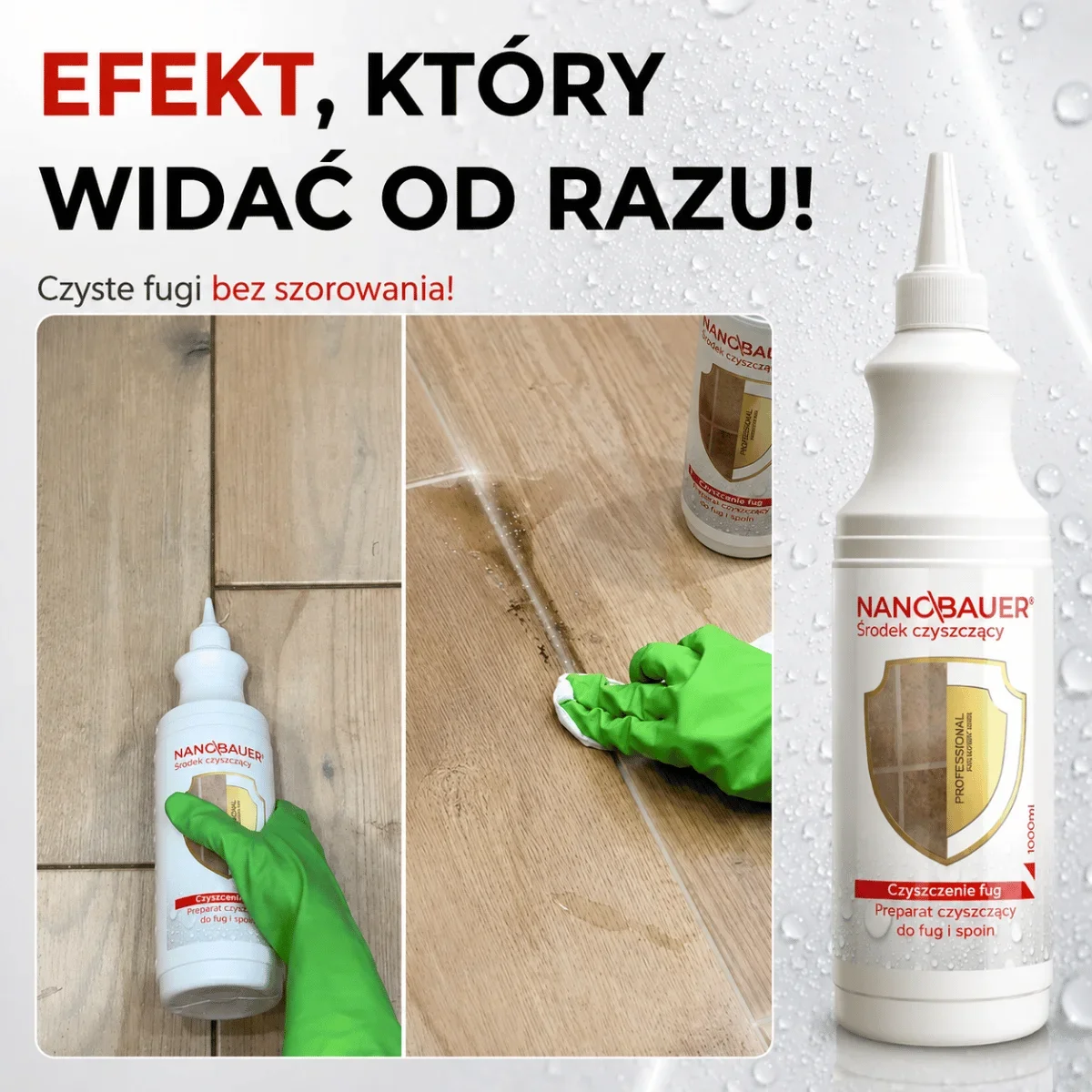 NANOBAUER® Płyn do czyszczenia fug i spoin