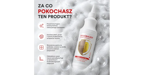 NANOBAUER® Płyn do czyszczenia fug i spoin