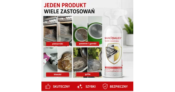 SuperMocny płyn do czyszczenia przypaleń piekarnika + Płyn uniwersalny