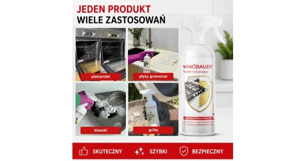 SuperMocny płyn do czyszczenia przypaleń piekarnika + Płyn uniwersalny