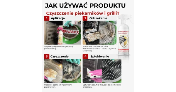 SuperMocny płyn do czyszczenia przypaleń piekarnika + Płyn uniwersalny