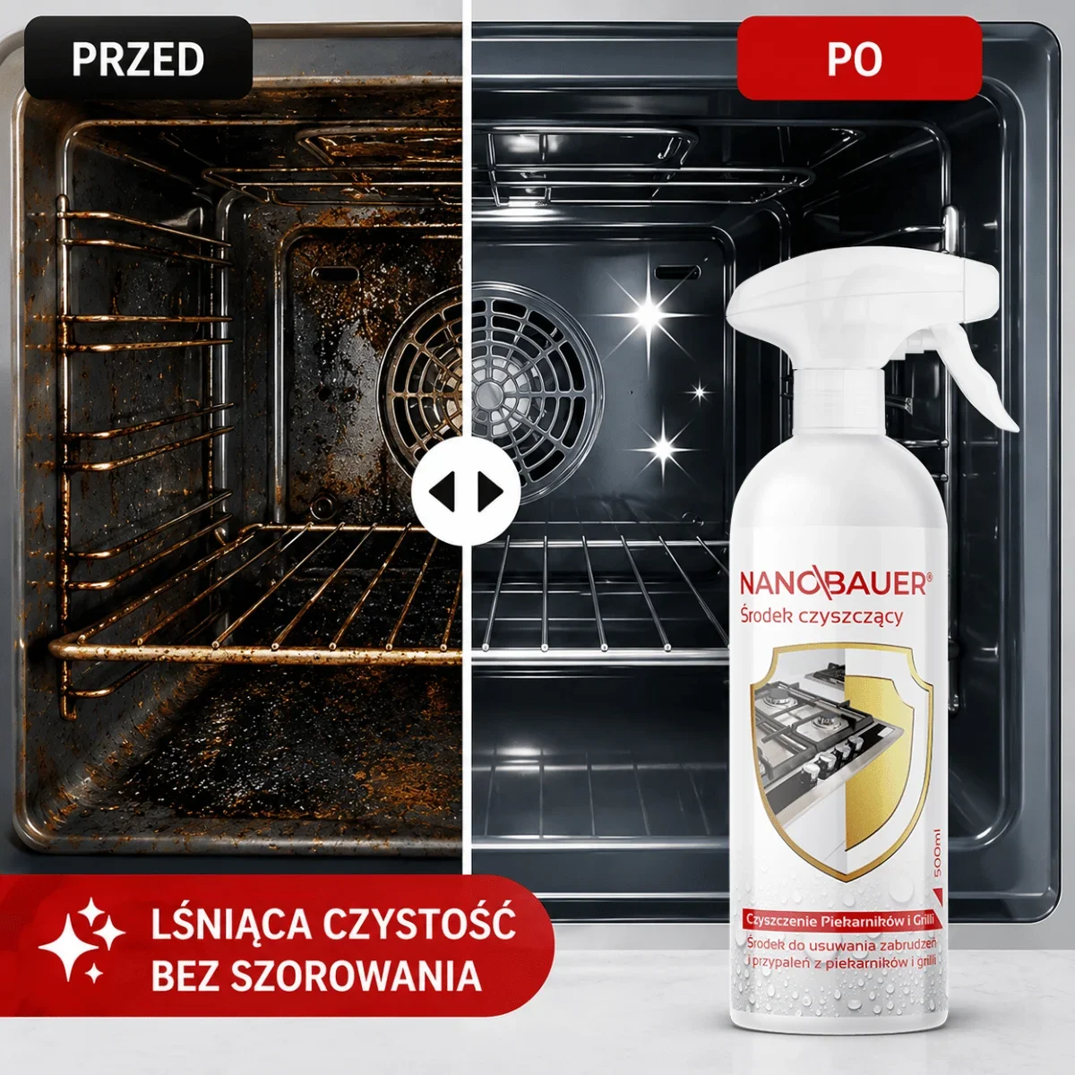 SuperMocny płyn do czyszczenia przypaleń piekarnika + Płyn uniwersalny
