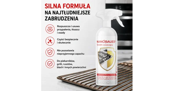 SuperMocny płyn do czyszczenia przypaleń piekarnika + Płyn uniwersalny