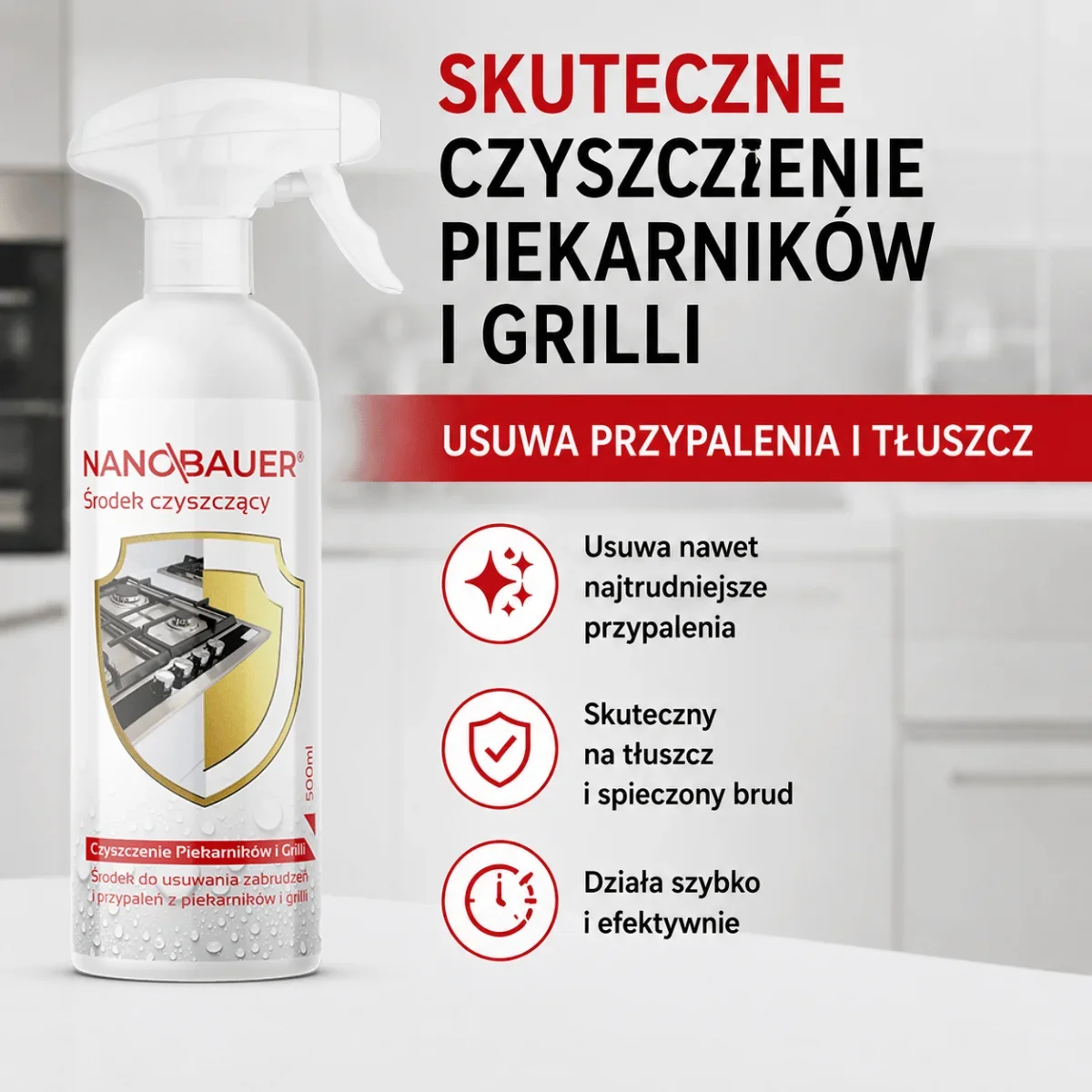 SuperMocny płyn do czyszczenia przypaleń piekarnika + Płyn uniwersalny