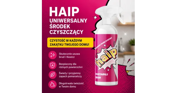 HAIP Uniwersalny środek czyszczący ZAPAS 5L + HAIP 750 ml
