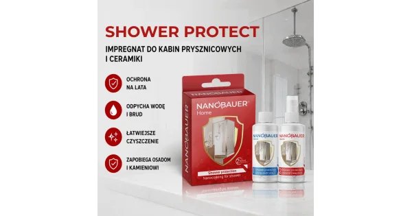 NANOBAUER® CZYSTA KABINA PRYSZNICOWA | Zestaw 2 środków