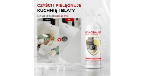 NANOBAUER® CZYSTY DOM zestaw 5 środków czyszczących PROMOCJA