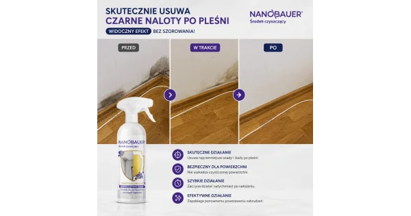Zestaw Łazienkowy - usuwa kamień i pleśń NANOBAUER®
