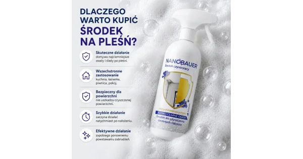 Zestaw Łazienkowy - usuwa kamień i pleśń NANOBAUER®