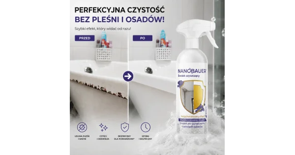 Zestaw Łazienkowy - usuwa kamień i pleśń NANOBAUER®