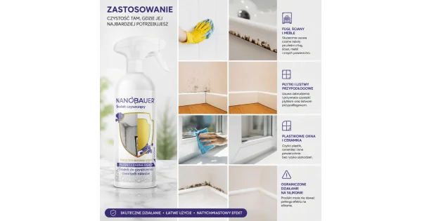 Zestaw Łazienkowy - usuwa kamień i pleśń NANOBAUER®