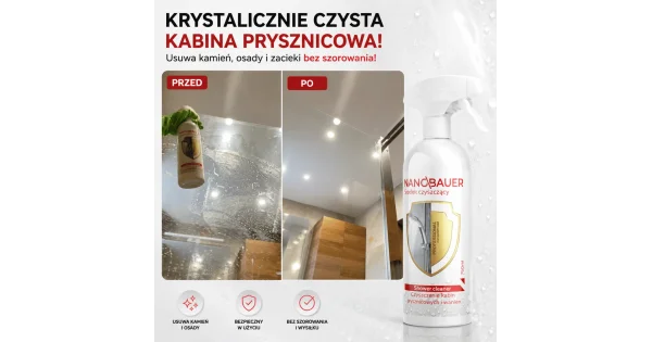 Zestaw Łazienkowy - usuwa kamień i pleśń NANOBAUER®