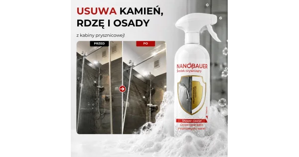 Zestaw Łazienkowy - usuwa kamień i pleśń NANOBAUER®