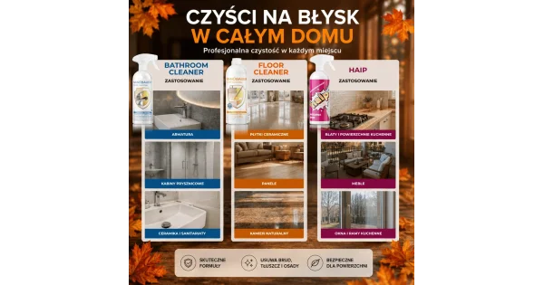 Zestaw Jesienne porządki - wszystko czego potrzebujesz -40%