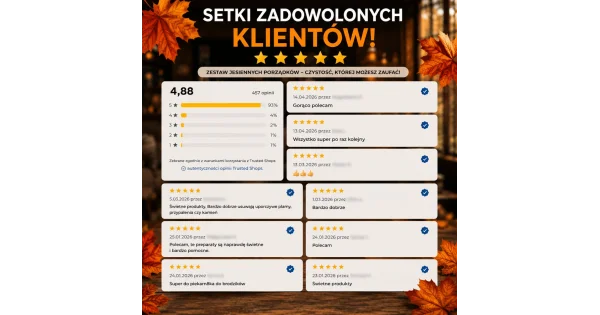 Zestaw Jesienne porządki - wszystko czego potrzebujesz -40%