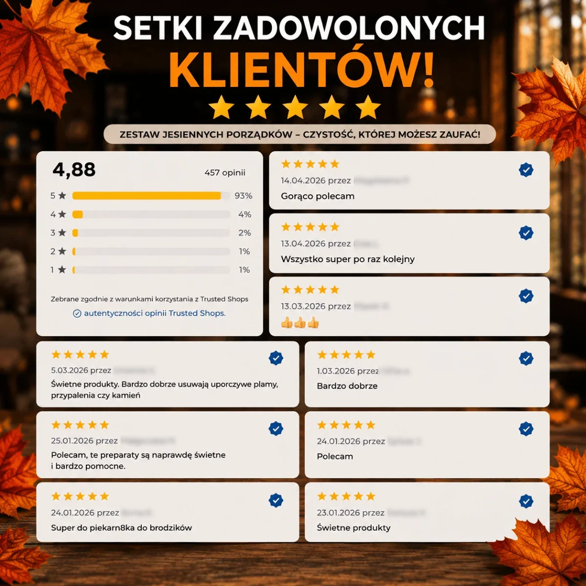 Zestaw Jesienne porządki - wszystko czego potrzebujesz -40%