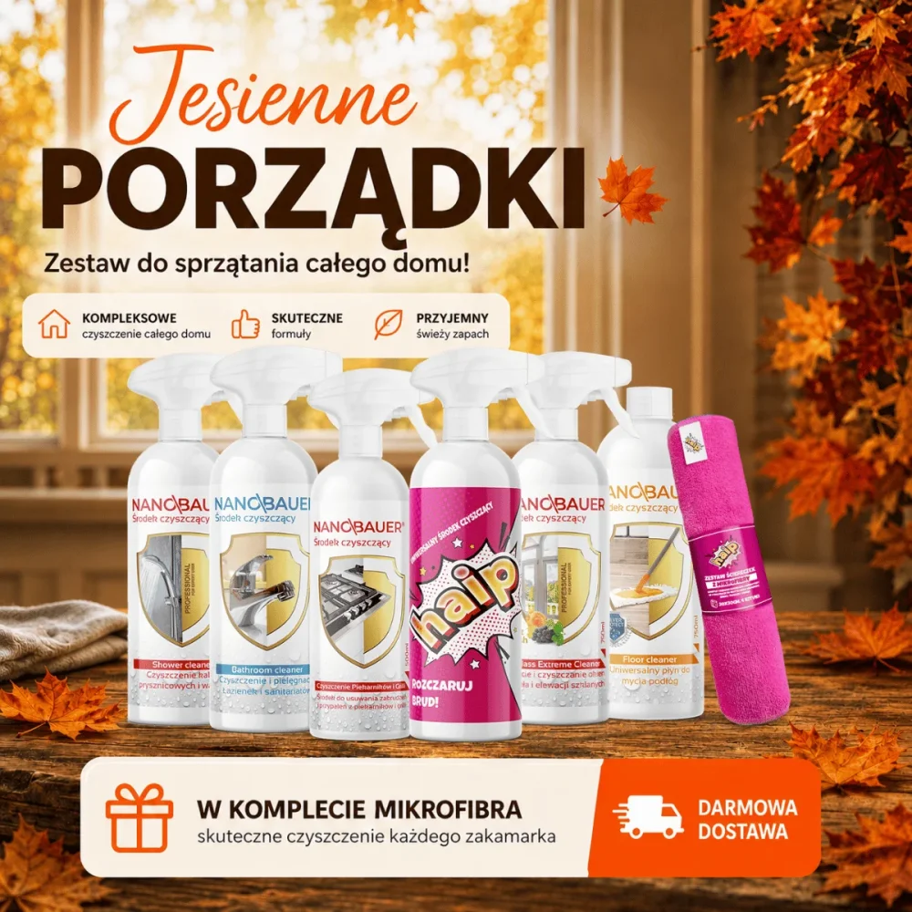 Zestaw Jesienne porządki - wszystko czego potrzebujesz -40%