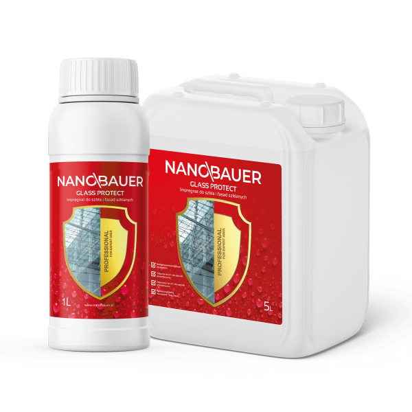 NANOBAUER® GLASS - Hydrofobizacja i ochrona szkieł, fasad i okien