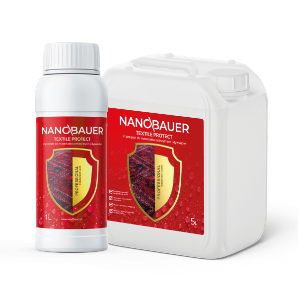NANOBAUER® TEXTILE PROTECT - Impregnat do materiałów tekstylnych i dywanów
