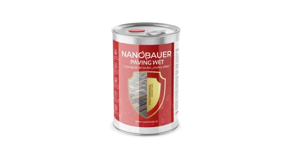 Impregnat do kostki brukowej efekt mokrej kostki NANOBAUER® PAVING WET