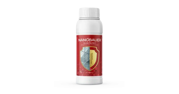 Hydrofobizacja i ochrona szkieł, fasad i okien - NANOBAUER® GLASS PROTECT