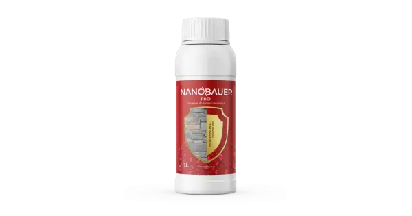 Bezbarwny impregnat do kamienia naturalnego chłonnego NANOBAUER® ROCK