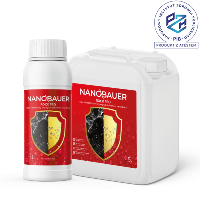 NANOBAUER® ROCK PRO - Impregnat hydro i oleofobowy...